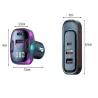 Transmiter bluetooth samochodowy fm 3x usb typ c adapter ładowarka-5907451374023