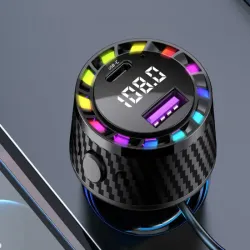 Ładowarka samochodowa usb-c 14w i usb-a 15w do gniazda zapalniczki-5907451374016