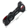 Mostek wspornik kierownicy regulowany rowerowy ahead 28,6/31,8mm-5907451361870