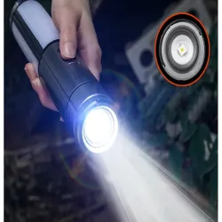 Lampa turystyczna latarka kempingowa wielofunkcyjna teleskopowa led-5907451374528