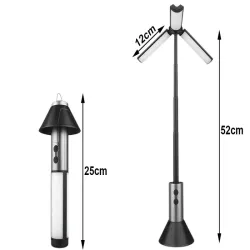 Lampa turystyczna latarka kempingowa wielofunkcyjna teleskopowa led-5907451374528