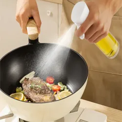 Spryskiwacz do oleju oliwy octu szklany rozpylacz sprayu 200ml-5907451366967