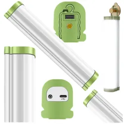Lampa warsztatowa led z magnesem hakiem uniwersalna akumulator USB-5907451374436