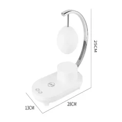 Lampka księżyc rgb z ładowarką indukcyjną 10w usb głośnik bluetooth-5907451374078