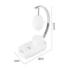 Lampka księżyc rgb z ładowarką indukcyjną 10w usb głośnik bluetooth-5907451374078