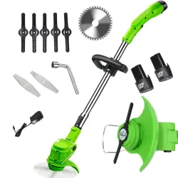 Podkaszarka akumulatorowa kosa wykaszarka zestaw 2 x akumulator-5907451348550