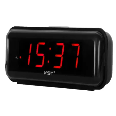 Budzik zegar elektroniczny sieciowy led 24h alarm-5907451332986