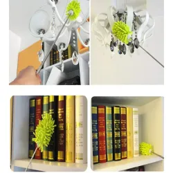 Szczotka miotełka do kurzu teleskopowa rozkładana długa mikrofibra-5907451365915