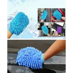 Rękawica szmatka z mikrofibry do mycia samochodu czyszczenia auta-5907451365519