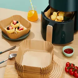 Wkład papierowy 50 szt tacka do frytkownicy beztłuszczowej air fryer-5907451361573