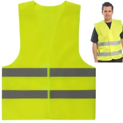 Kamizelka odblaskowa ostrzegawcza drogowa żółta rozmiar XL-5907451310755