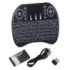 Klawiatura bezprzewodowa mini podświetlana do tv komputera android box-5907451318553