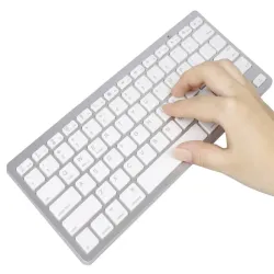 Klawiatura bezprzewodowa bluetooth do komputera pc ipad mac mała slim-5907451355831