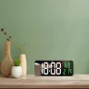 Zegar elektroniczny cyfrowy led budzik termometr lustro stojący usb-5907451368572