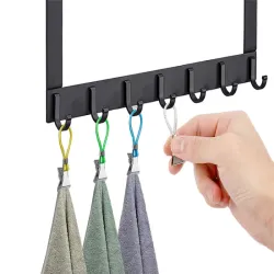 5x haczyki wieszaki klipsy żabki do łazienki ręczniki zestaw ścierki-5907451353462