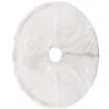 Dywanik pod choinkę na święta mata futerko biały okrągły 90cm okrągły-5907451350690