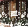 Naklejki świąteczne na okno szybę święta choinki folia na szybę-5907451350805