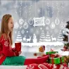 Naklejki świąteczne na okno szybę święta choinki folia na szybę-5907451350805