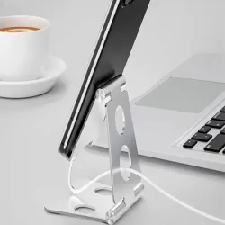 Podstawka pod na telefon tablet uchwyt stojak metalowy antypoślizgowy-5907451366936