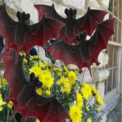 Nietoperze zestaw 4 sztuk 5.5x10cm do dekoracji na halloween-5907451349618