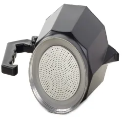 Kawiarka zaparzacz do kawy 6 kaw 300ml aluminiowa czarny połysk-5907451302231