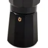 Kawiarka zaparzacz do kawy 6 kaw 300ml aluminiowa czarny połysk-5907451302231