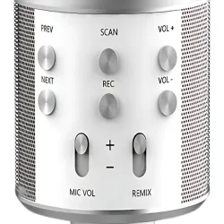 Mikrofon bezprzewodowy bluetooth głośnik karaoke z etui różne tryby-5907451370841