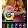 Lampka led rgb gamingowa ładowarka indukcyjna głośnik budzik radio-5907451362297