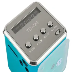 Głośnik bezprzewodowy przenośny mini radio fm led bluetooth microsd-5907451355794