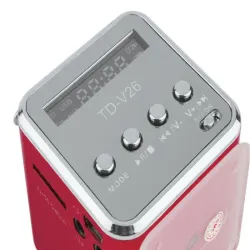 Głośnik bezprzewodowy przenośny mini radio fm led bluetooth mobilny microsd-5907451355787