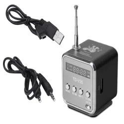 Głośnik bezprzewodowy przenośny mini radio fm led bluetooth mobilny-5907451355770