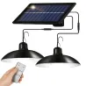 Lampa solarna led wisząca ogrodowa zewnętrzna z pilotem czujnik nocy-5907451368459