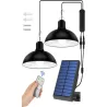 Lampa solarna led wisząca ogrodowa zewnętrzna z pilotem czujnik nocy-5907451368459