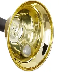 Dzwonek świętego mikołaja metalowy złoty ozdoba-5907451338117