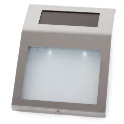 Podświetlany numer domu lampa solarna metalowa led na elewację-5907451323205