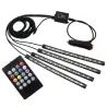 Oświetlenie 4 x listwa taśma 12 led do wnętrza auta samochodu pilot-5907451331163