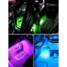 Oświetlenie 4 x listwa taśma 12 led do wnętrza auta samochodu pilot-5907451331163