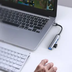 Hub rozdzielacz usb 3.0 5gb/s adapter stacja rozgałęźnik 4x porty usb 3.0-5907451370995