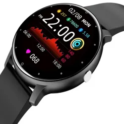 Smartwatch zegarek damski męski gumowy pasek sport bluetooth rozmowy-5907451370896