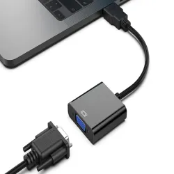 Konwerter adapter przejściówka z hdmi na do vga d-sub kabel czarny-5907451369760