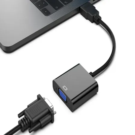Konwerter adapter przejściówka z hdmi na do vga d-sub kabel czarny-5907451369760