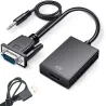 Kabel adapter konwerter vga-hdmi full hd d-sub z dźwiękiem jack 3.5mm-5907451369746