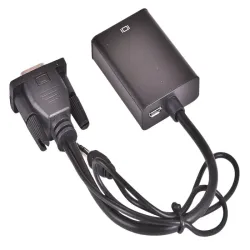 Kabel adapter konwerter vga-hdmi full hd d-sub z dźwiękiem jack 3.5mm-5907451369746