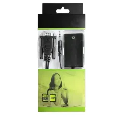 Kabel adapter konwerter vga-hdmi full hd d-sub z dźwiękiem jack 3.5mm-5907451369746
