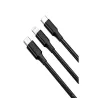 Kabel usb 3w1 1.2m do telefonu przewód lightning iphone micro usb-c-5907451355855