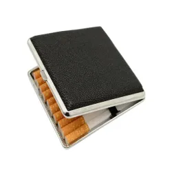 Papierośnica na 20 papierosów metalowa organizer klasyczna-5907451334249