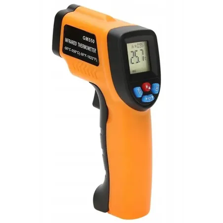 Pirometr termometr laserowy bezdotykowy -50 +550°c zdalny pomiar-5907451329702