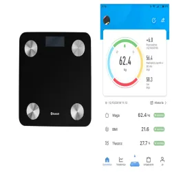Waga łazienkowa analityczna smart android ios apikacja precyzyjna BT-5907451361214