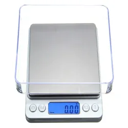Waga jubilerska kuchenna 2000g 2kg lcd cyfrowa 0,1g precyzyjna gramowa-5907451361191