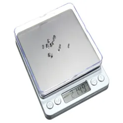 Waga jubilerska kuchenna 2000g 2kg lcd cyfrowa 0,1g precyzyjna gramowa-5907451361191